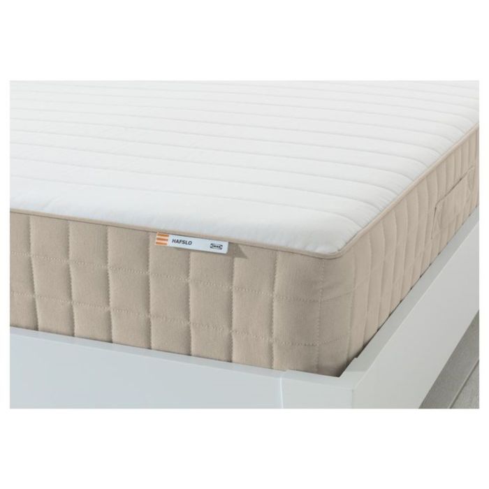 Пружинный матрас, жесткий, цвет бежевый ХАФСЛО