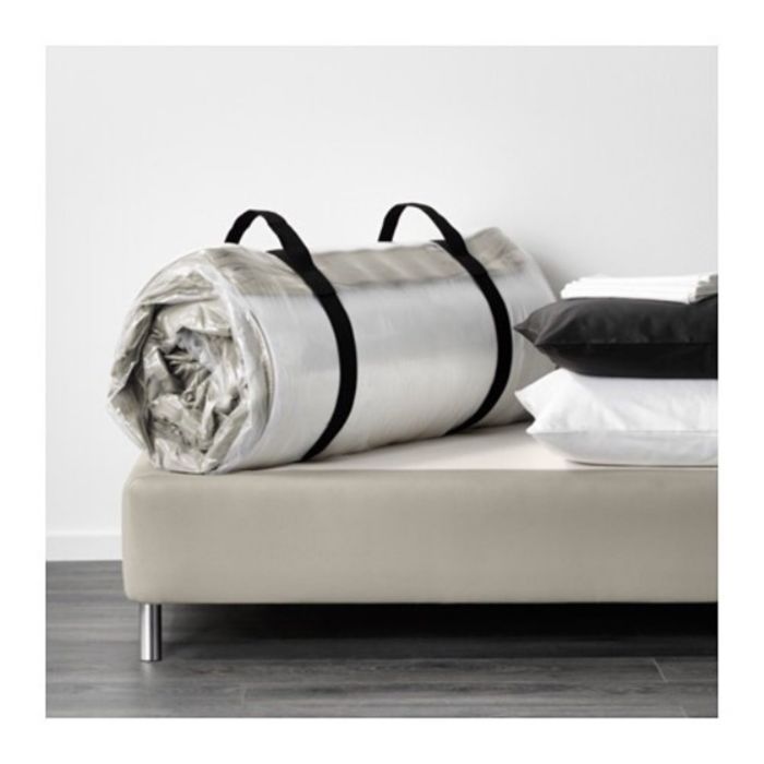 Пружинный матрас, жесткий, цвет бежевый ХАФСЛО