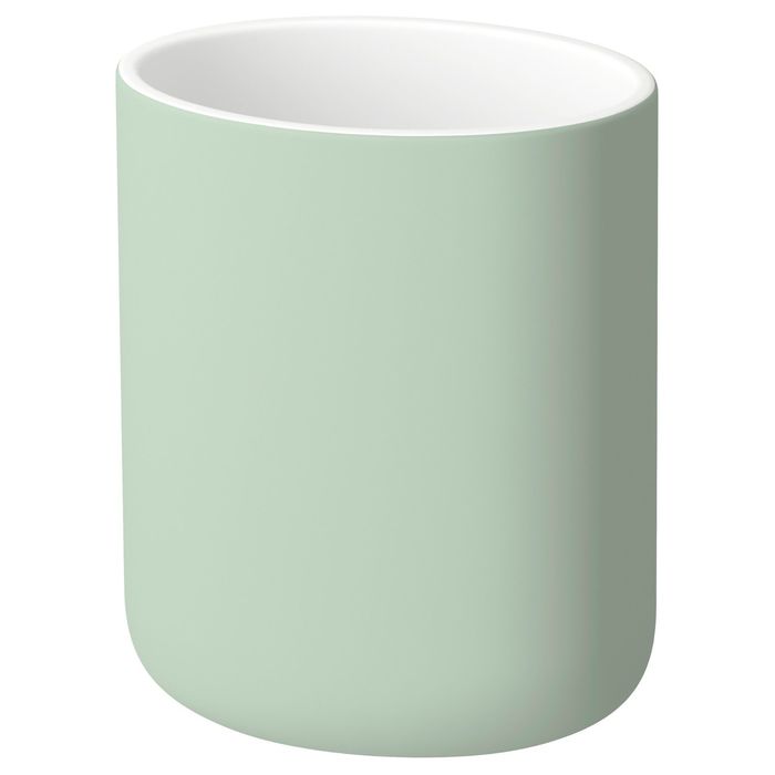 Держатель для зубных щеток, цвет светлый серо-зеленый ЭКОЛЬН