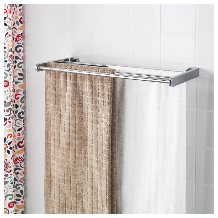 Навесная полка со штангой для полотенца, цвет хромированный КАЛЬКГРУНД