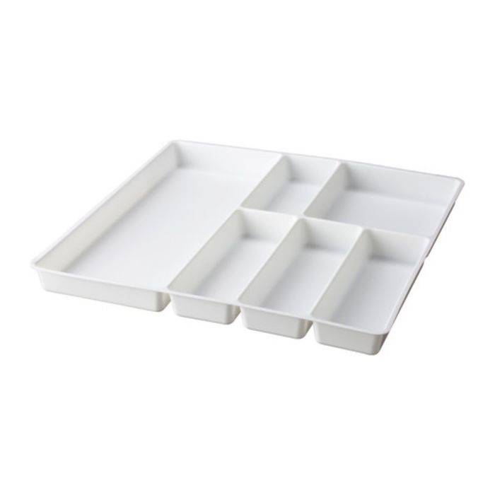 Лоток для столовых приборов, цвет белый СТОДЬЯ