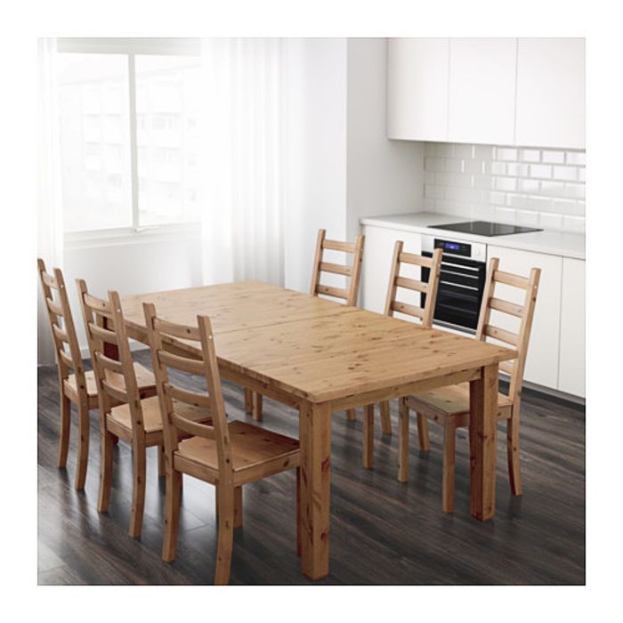 Раздвижной стол, морилка, антик СТУРНЭС