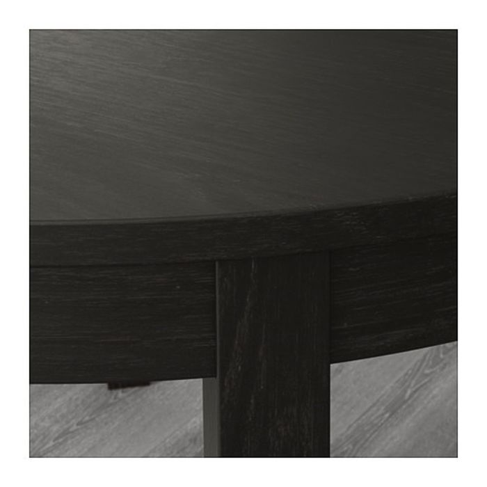 Раздвижной стол, цвет коричнево-чёрный БЬЮРСТА