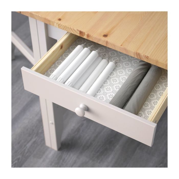 Стол складной, цвет светлая морилка антик/серый ГЭМЛЕБИ