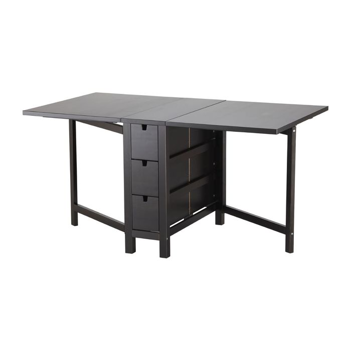 Стол складной, цвет коричнево-чёрный НОРДЕН