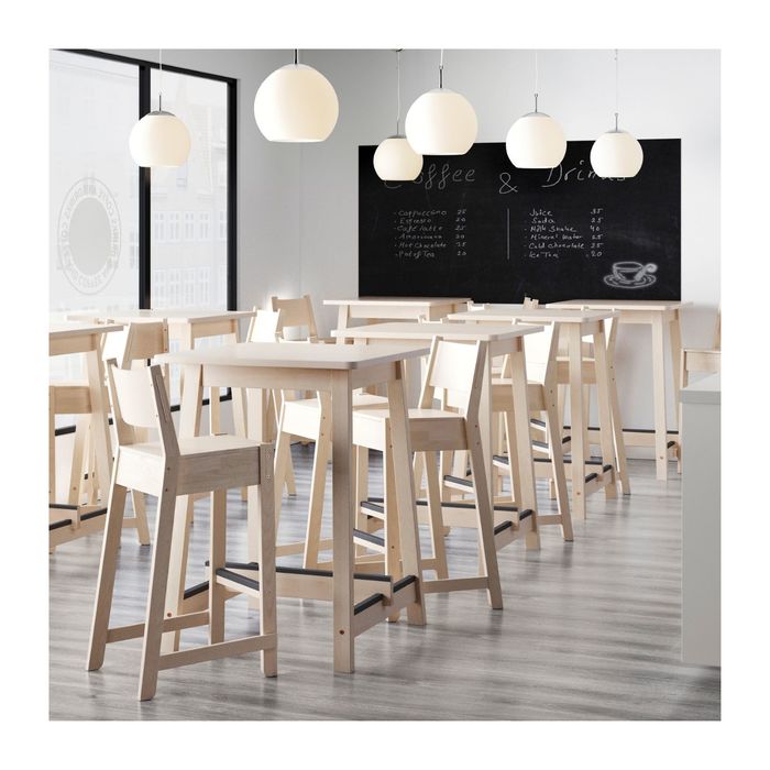 Барный стол, белая береза НОРРОКЕР