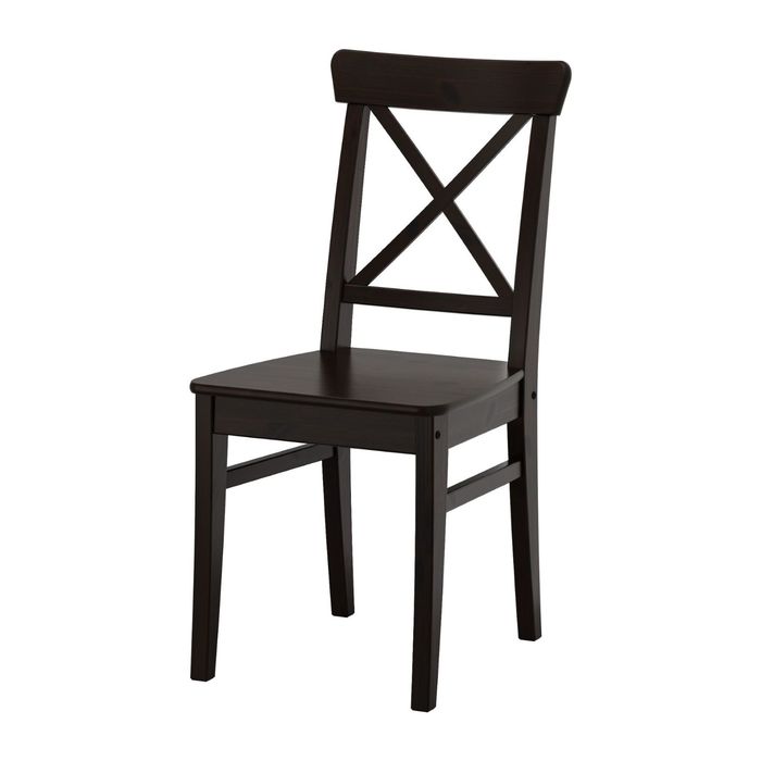 Стул, цвет коричнево-чёрный ИНГОЛЬФ