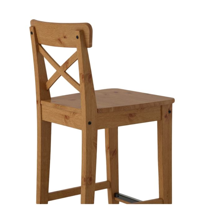 Стул барный, морилка, антик ИНГОЛЬФ