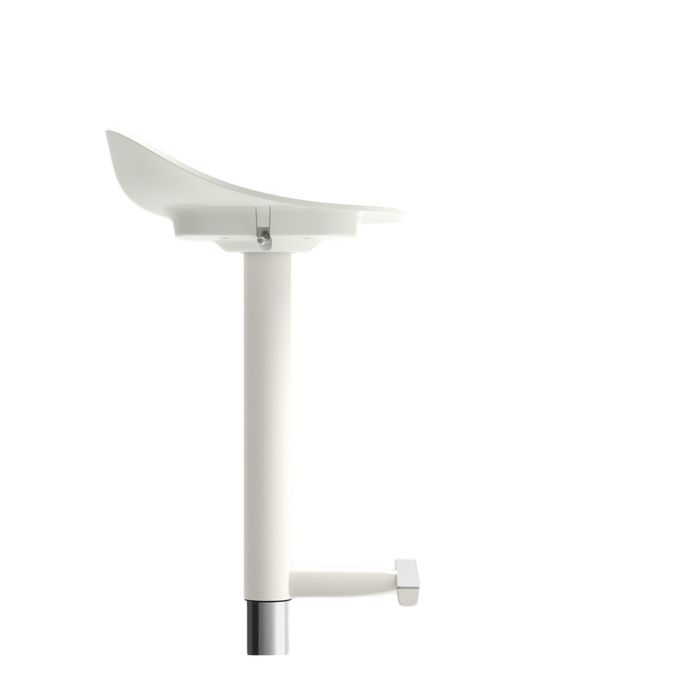 Табурет барный, цвет белый ЯН-ИНГЕ