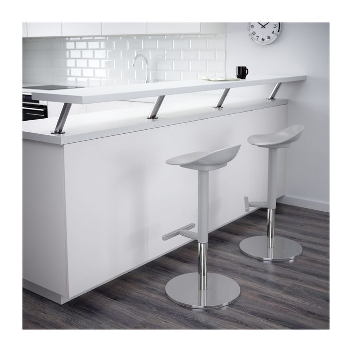 Табурет барный, цвет серый ЯН-ИНГЕ