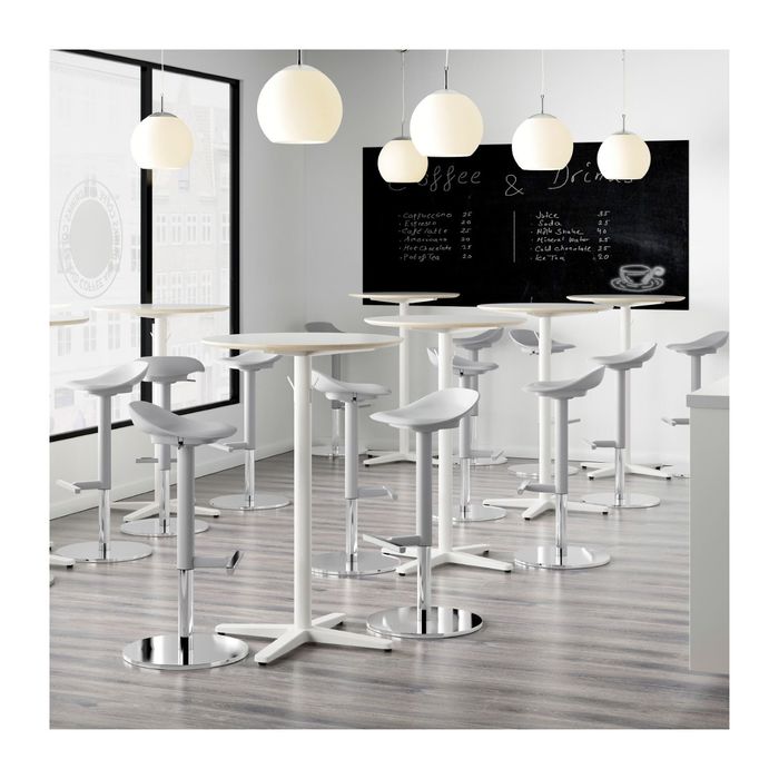 Табурет барный, цвет серый ЯН-ИНГЕ