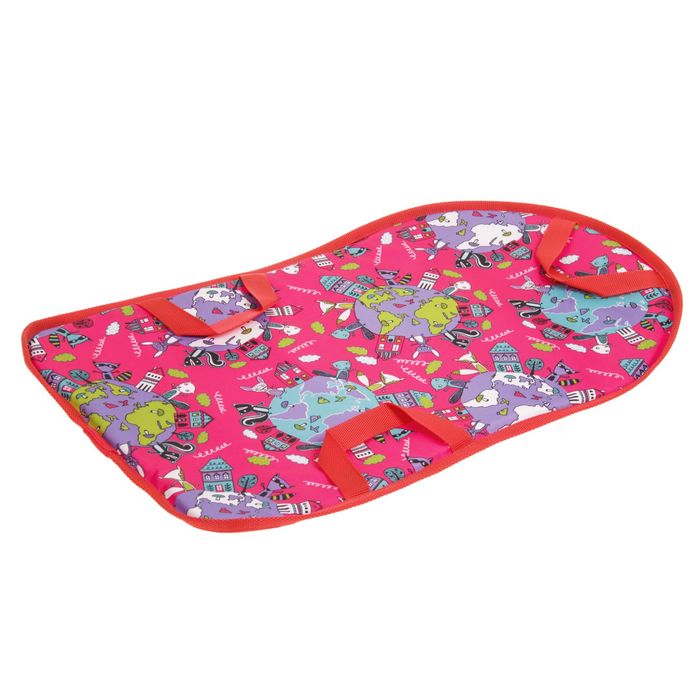 Ледянка детская мягкая, цвет красный