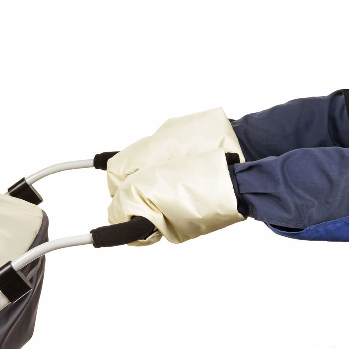 Санки-коляска "Радуга", цвет бежевый