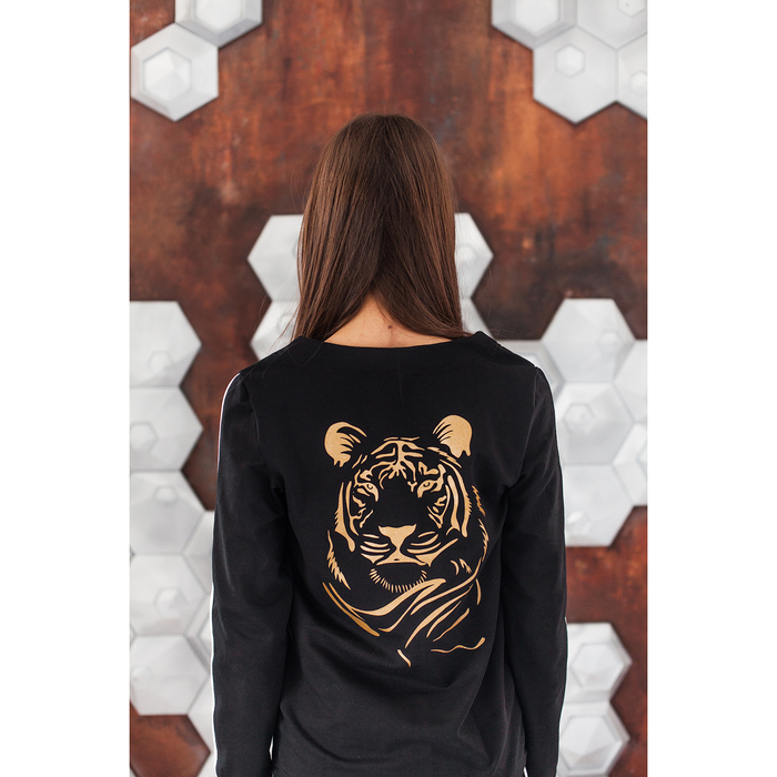 Костюм женский (джемпер, брюки) "Франческа", цвет черный, р-р 50 2030