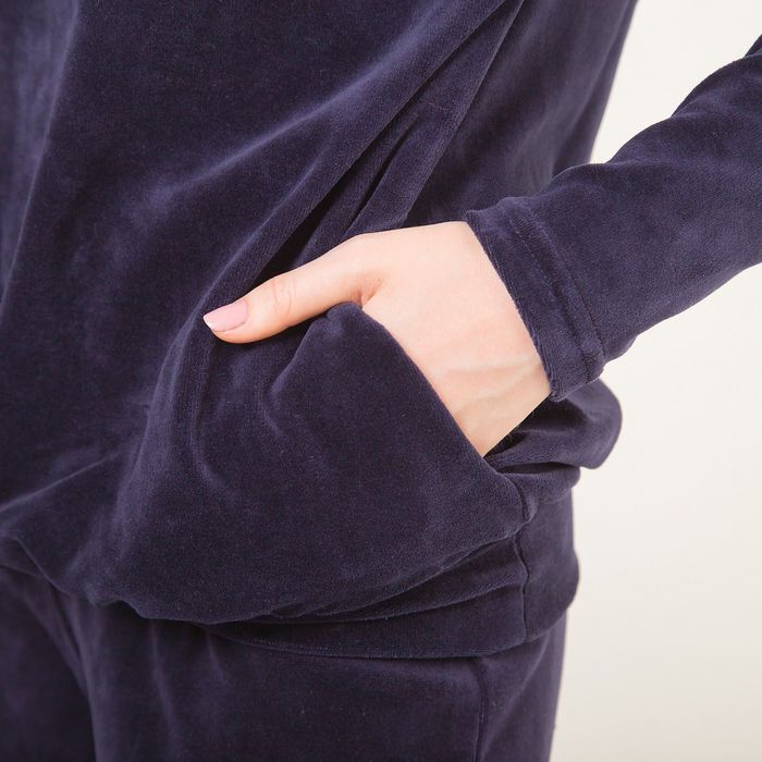 Костюм женский (джемпер, брюки) "Селин", цвет темно-синий, р-р 44 2031