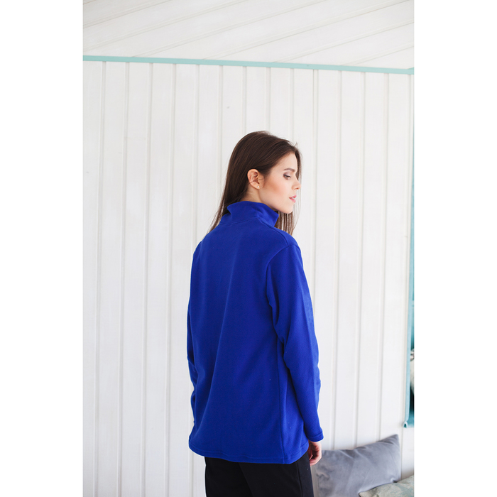 Толстовка женская "Ирис", цвет василек, на короткой молнии, размер 42 2032