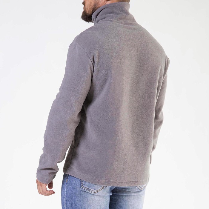 Толстовка мужская "Ричи", цвет антрацит, на короткой молнии, размер 44 3010