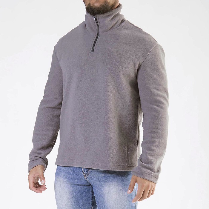 Толстовка мужская "Ричи", цвет антрацит, на короткой молнии, размер 58 3010