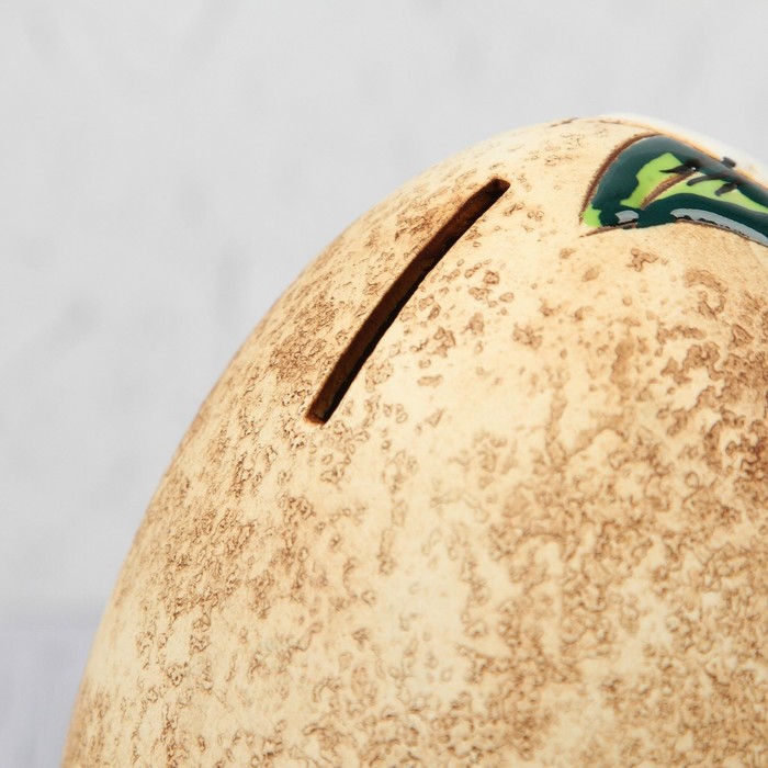 Копилка "Яйцо", шамот, микс