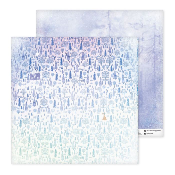 Бумага для скрапбукинга «На лесной опушке», 30,5 × 30,5 см