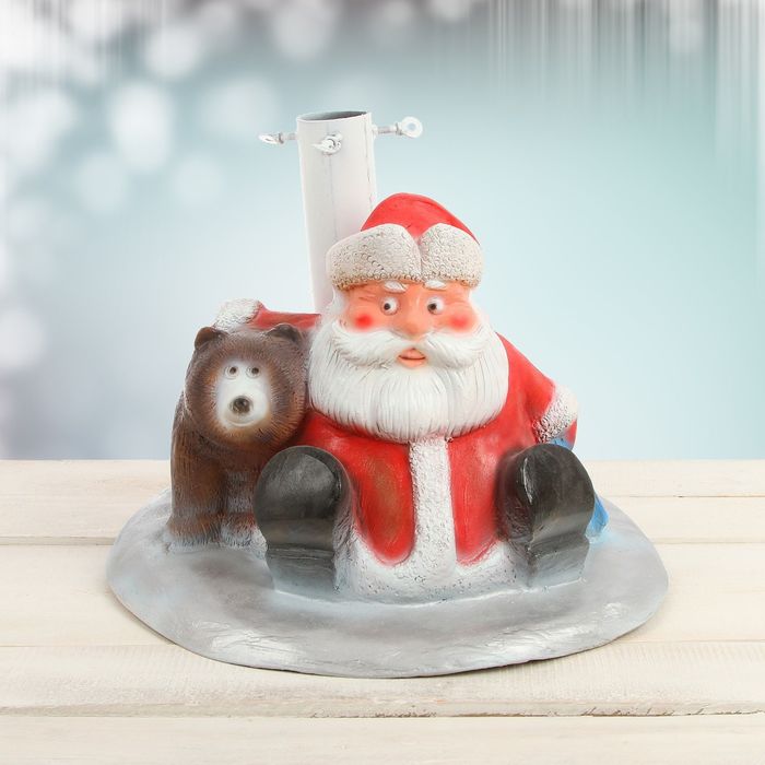 Подставка для елки "Дед Мороз с мешком"