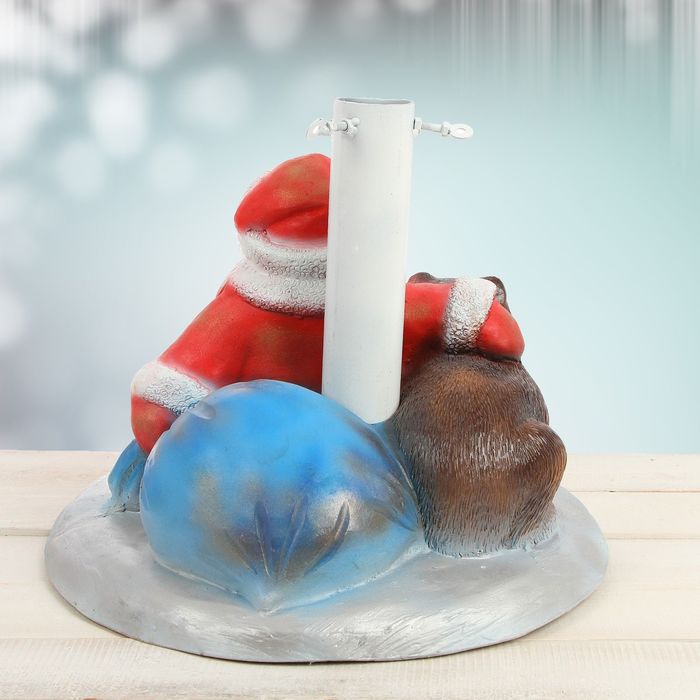 Подставка для елки "Дед Мороз с мешком"