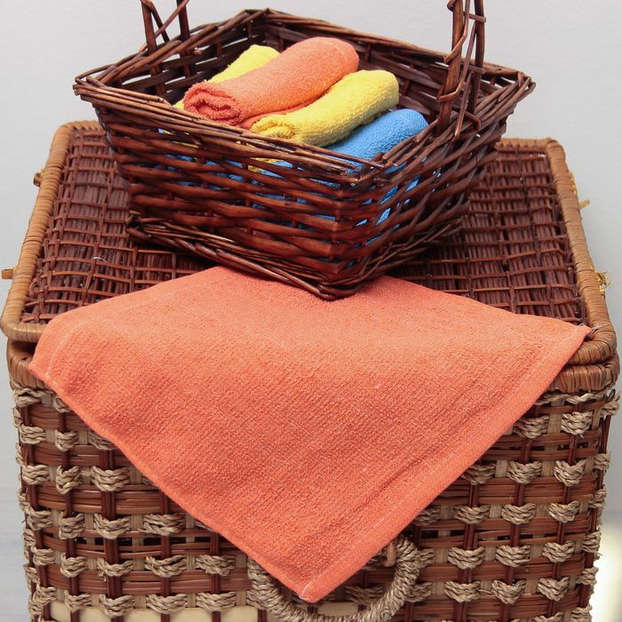 Салфетка "ВыгоДА", размер 24х24 см, цвет оранжевый