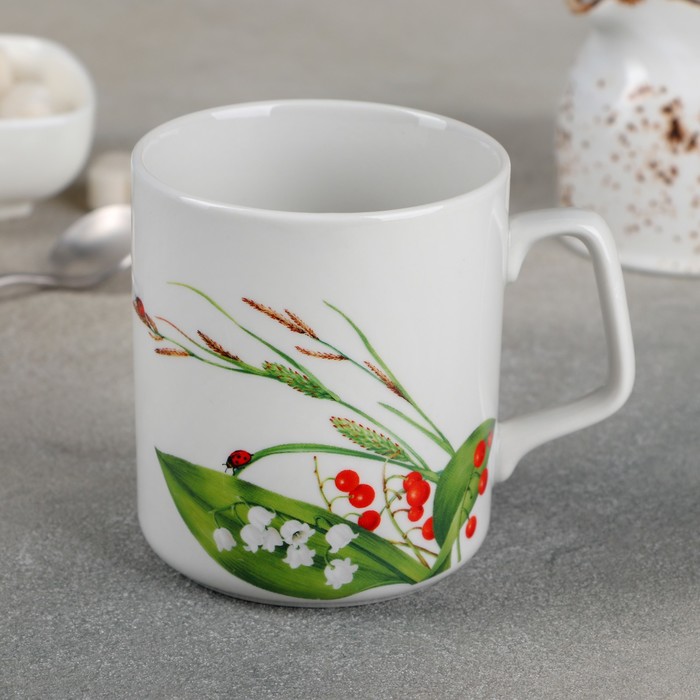 Кружка 350 мл "Славянский букет. Ландыши"