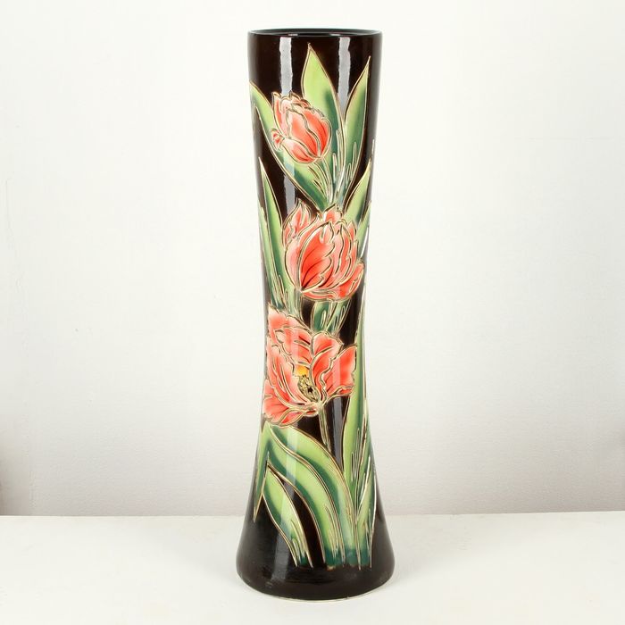 Ваза напольная "Кира" чёрная, микс