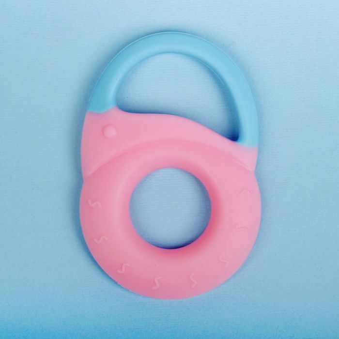 Прорезыватель силиконовый «Колечко», цвет МИКС