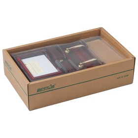 

Набор настольный BESTAR Apollon, из дерева, 6 предметов, двойной лоток, красное дерево