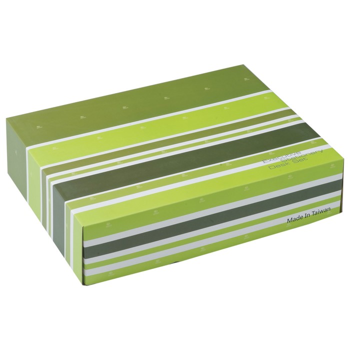 Набор настольный BESTAR Ares, из дерева, 7 предметов, двойной лоток, черное дерево