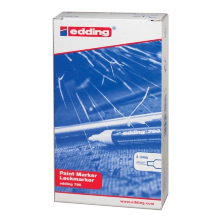 Маркер-краска (лаковый) 4.0 мм EDDING E-790/2 красный