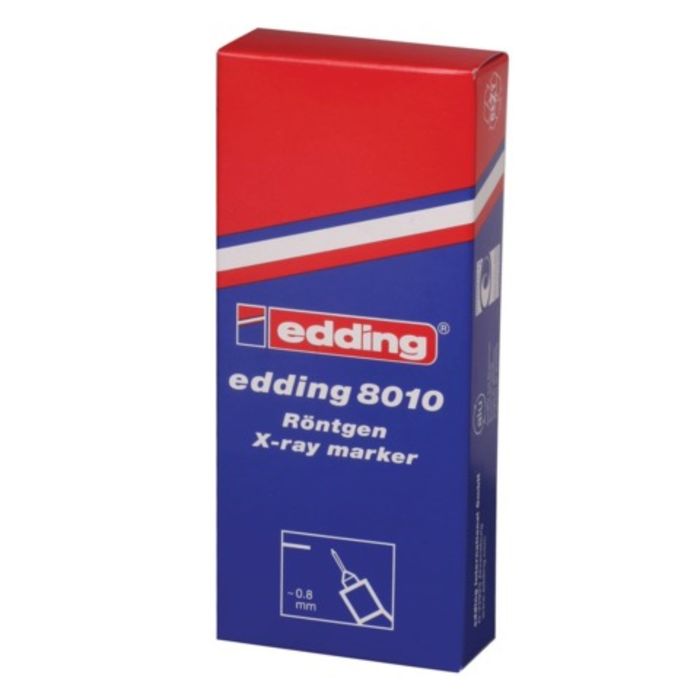 Маркер для рентгеновских пленок EDDING 0,8 мм,на лаковой основе, белый