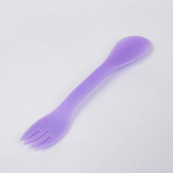 Столовый прибор 2 в 1 «Вилка-ложка», от 5 мес., цвета МИКС