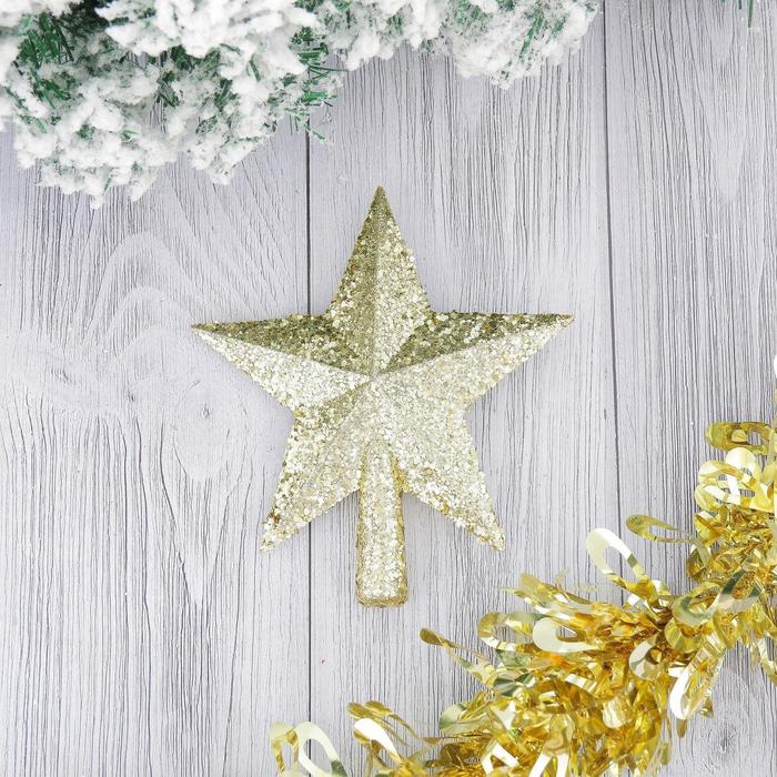 Наконечник "Звезда" золотая россыпь 13*14 см