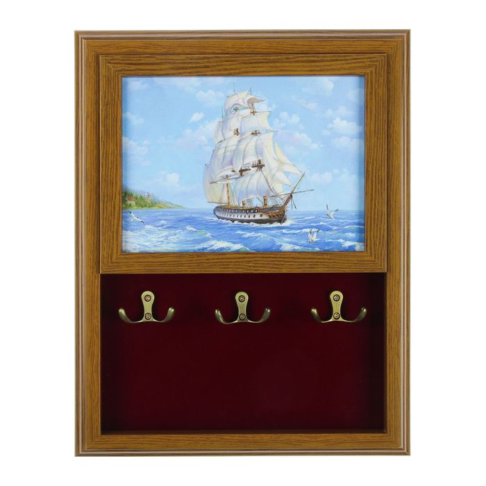 Ключница Элегант открытая "Корабль" №48 арт1/207499 32х40х3 см