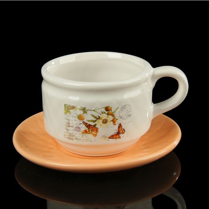 Чайная пара, чашка 130 мл, блюдце 11,5х11,5 см