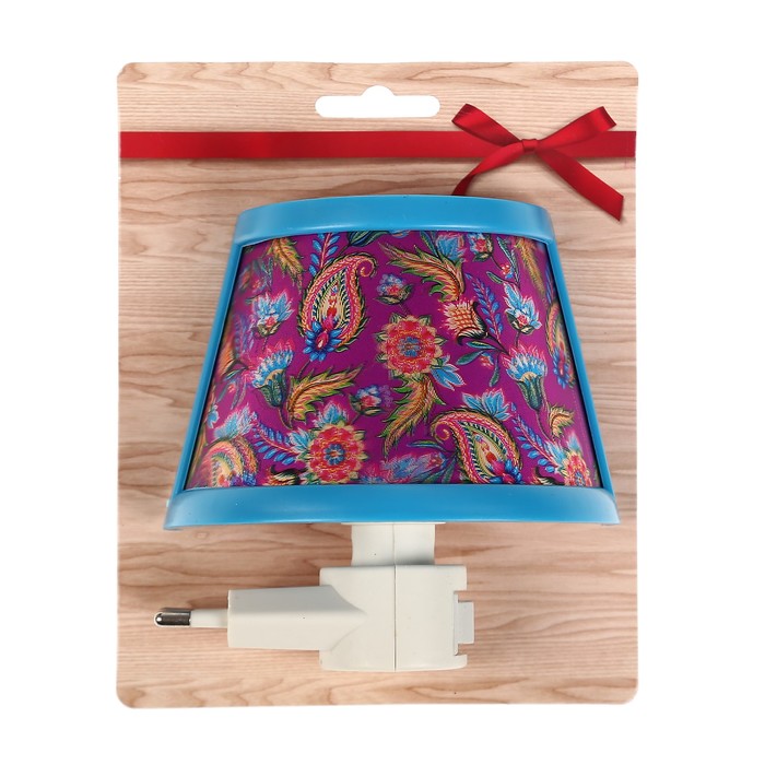 Ночник пластик "Разноцветье" 8 см