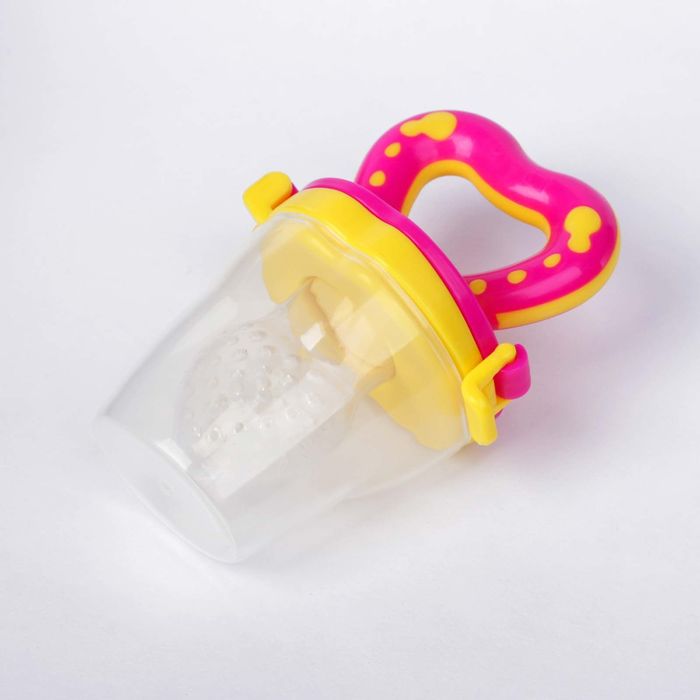 Ниблер с силиконовой сеточкой Basic, цвет розовый