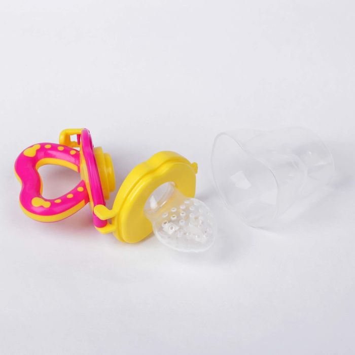 Ниблер с силиконовой сеточкой Basic, цвет розовый