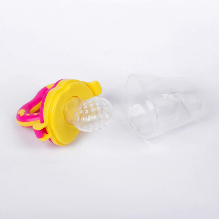 Ниблер с силиконовой сеточкой Basic, цвет розовый