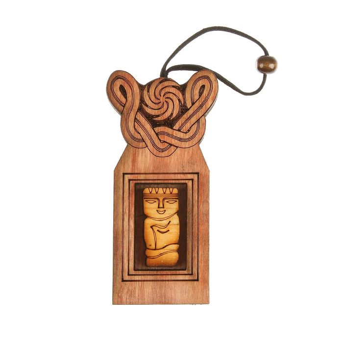 Оберег здоровья "Кекпеек" детский, кедр