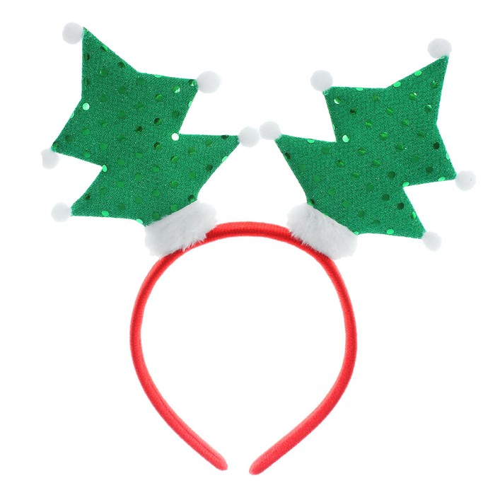 Карнавальный ободок "Елочки"