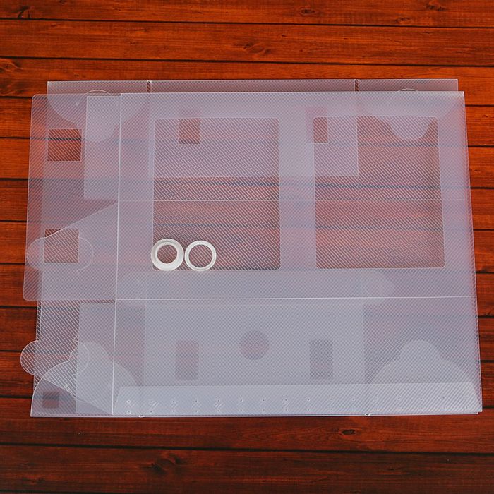 Короб для хранения выдвижной 18х30х10 см, цвет белый