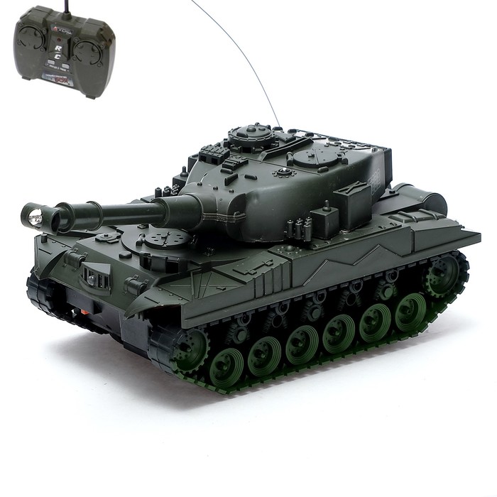 Танк радиоуправляемый "Т-34", работает от аккумулятора, МИКС
