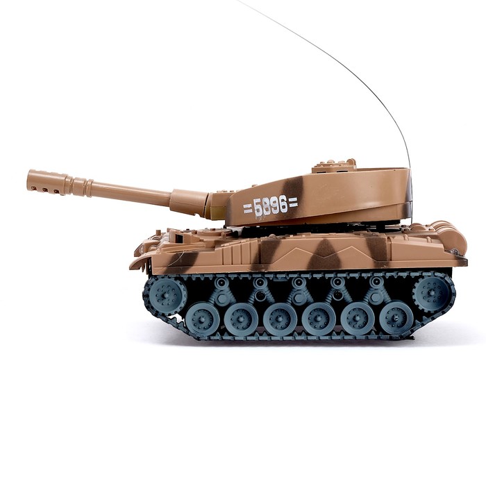 Танк радиоуправляемый "Т-64", аккумулятор, свет, звук, цвета МИКС
