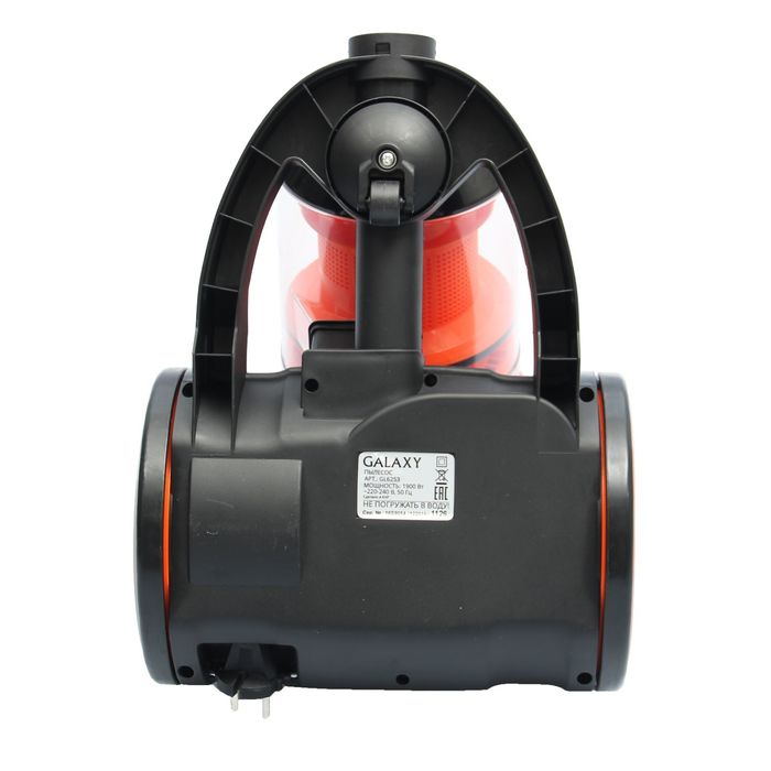 Пылесос Galaxy GL 6253, 1900 Вт, мощность всасывания 500 Вт, 3 л, черный