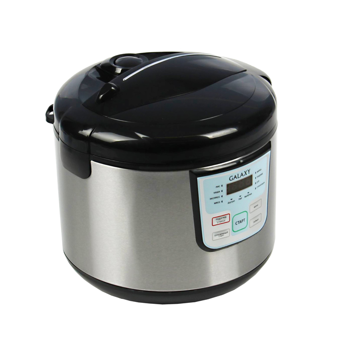 Мультиварка Galaxy GL 2642, 900 Вт, 11 программ, 4 л, с антипригарным покрытием, серый