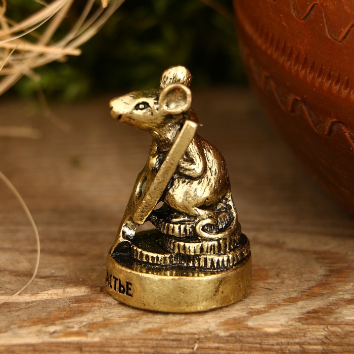 Фигурка мышка "На счастье"